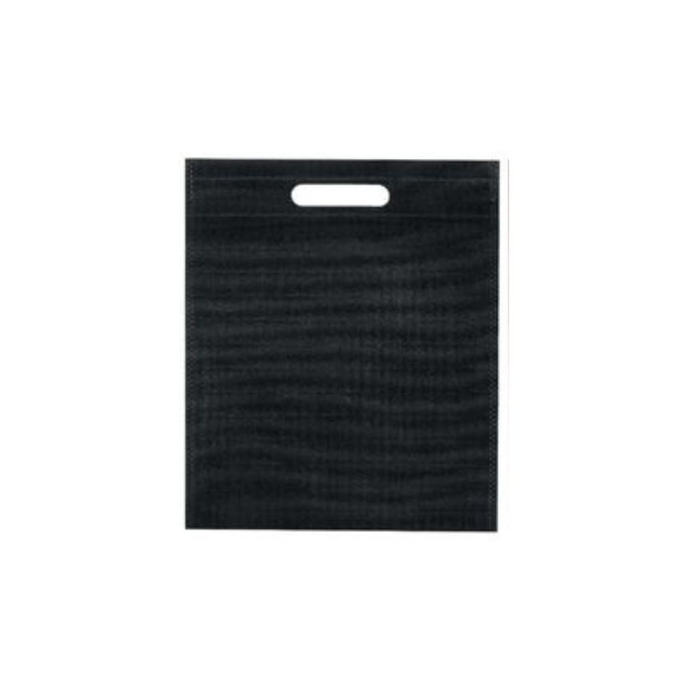 Τσάντα Non Woven με Χούφτα, Μαύρη, 25 τμχ.